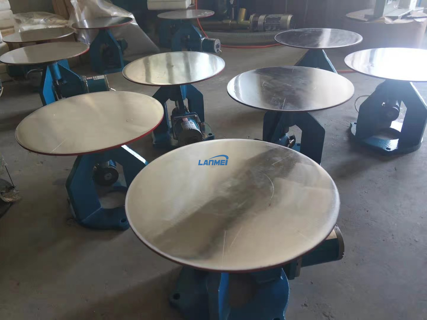 Table de débit motorisée pour mortier de ciment