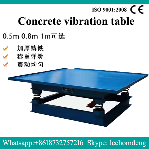 Table de vibration de béton 1mx1m