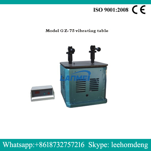 Laboratoire GZ-75 Table vibrante de ciment