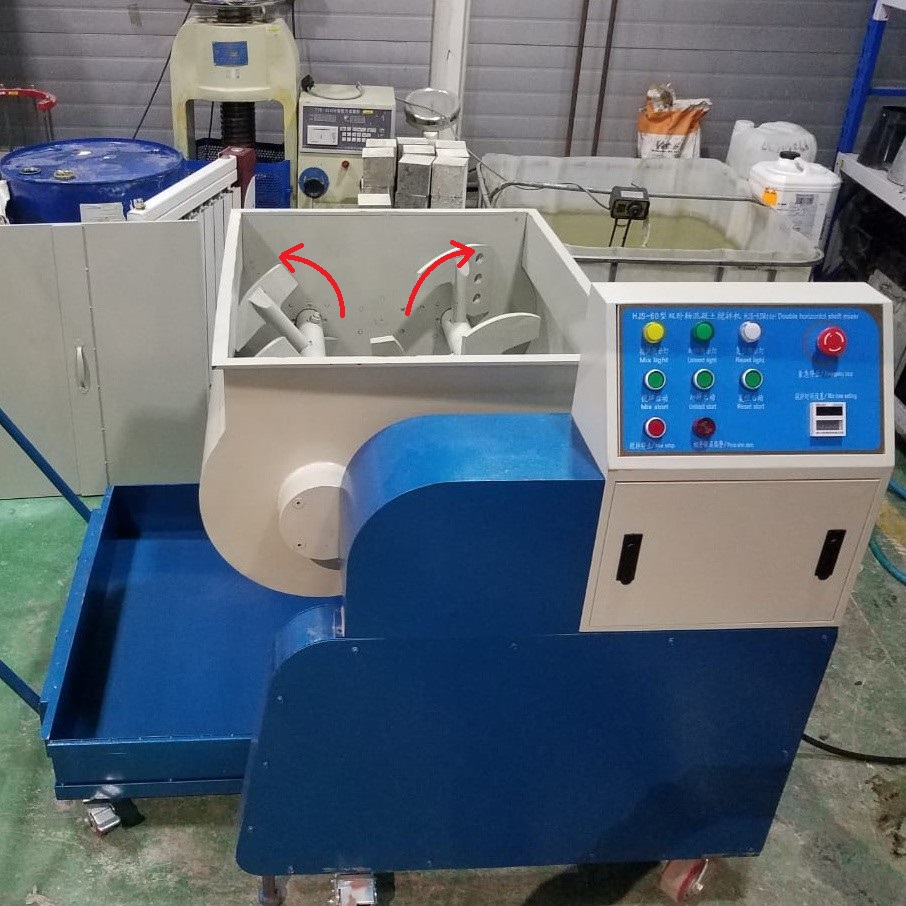 60L laboratoire mini mélangeur de béton