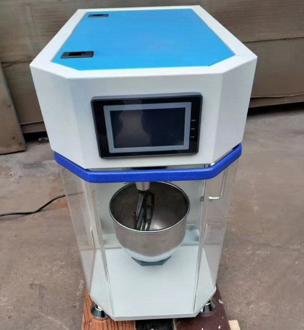 LCD écran tactile laboratoire mélangeur de pâte de ciment