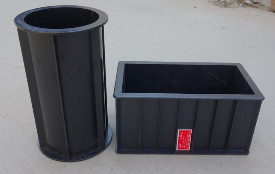 Moule de cube en plastique pour échantillon de béton Mading