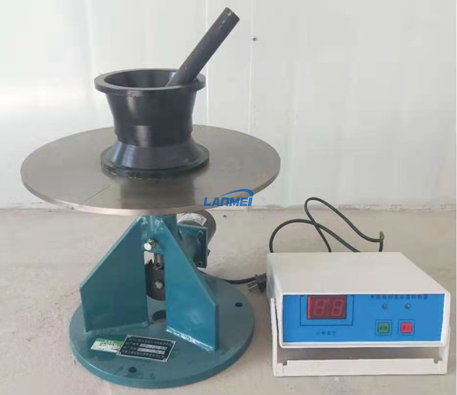Machine d’essai de table d’écoulement d’essai de cohérence de mortier de ciment,Vibromètre de ciment