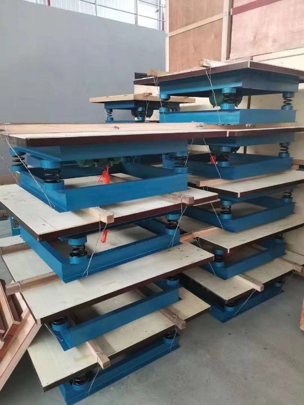 prix du tableau des vibrations en béton