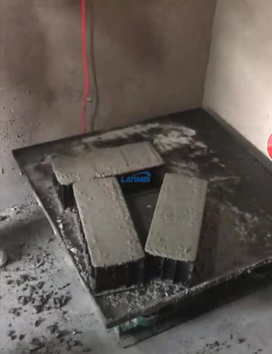 Table de vibration en béton