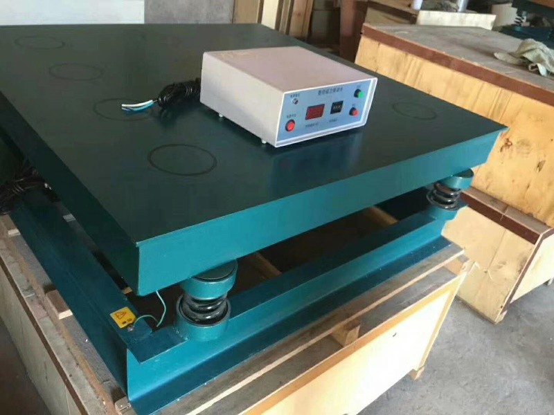 table de vibration pour moules en béton